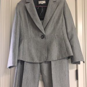 Grey Pants Suit
